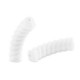 Twisted Acryl Perle Tube 32x8mm White